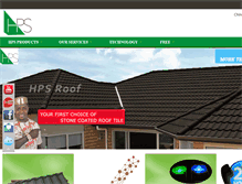 Tablet Screenshot of hpsroof.com